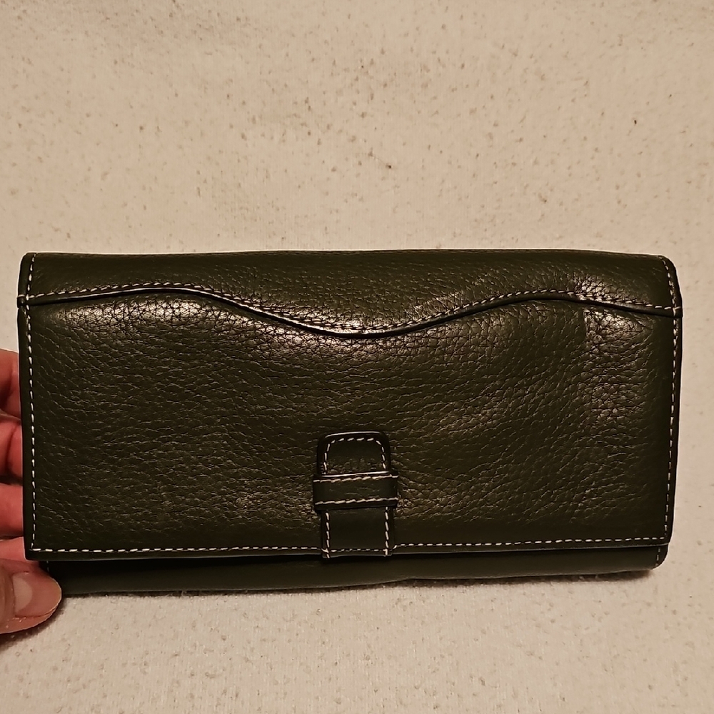 Tignanello Dark Green Leather Accessory